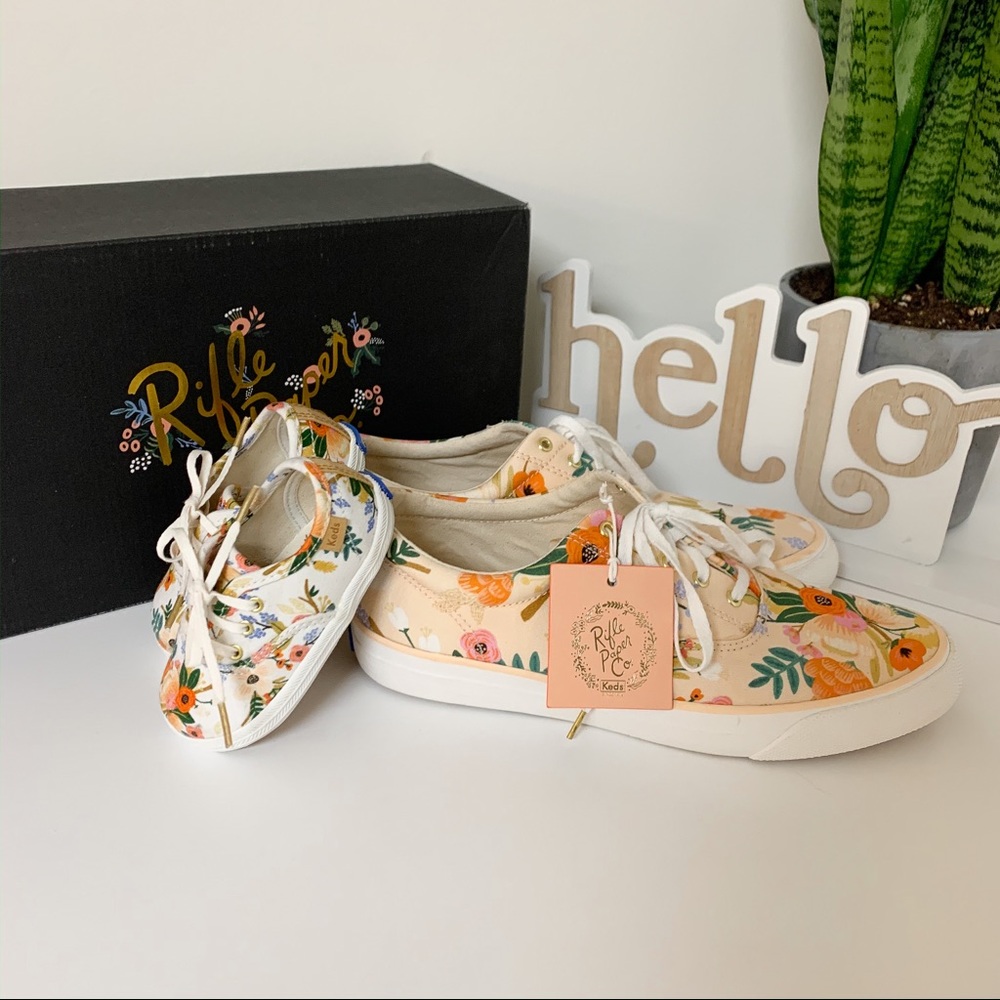 NWT Rifle Paper Co. Keds